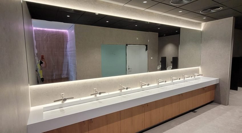 5000 mm ilgio LED veidrodis