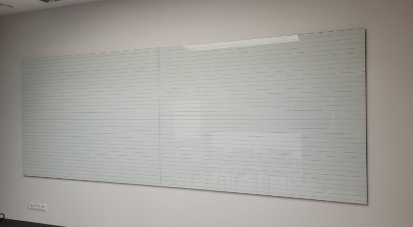 Stiklinė rašymo lentos su juostelėmis 2