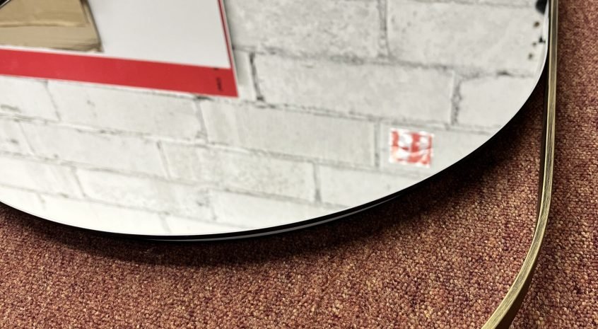 Veidrodis žalvariniu rėmeliu 2